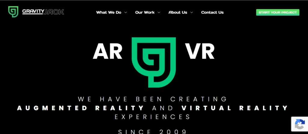 Gravityack-Top AR VR Companies
